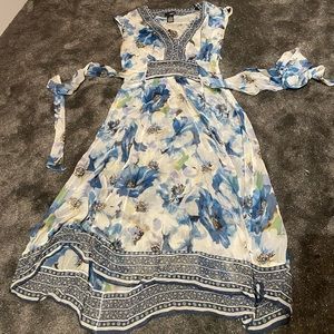 Mixit sheer silk overlay